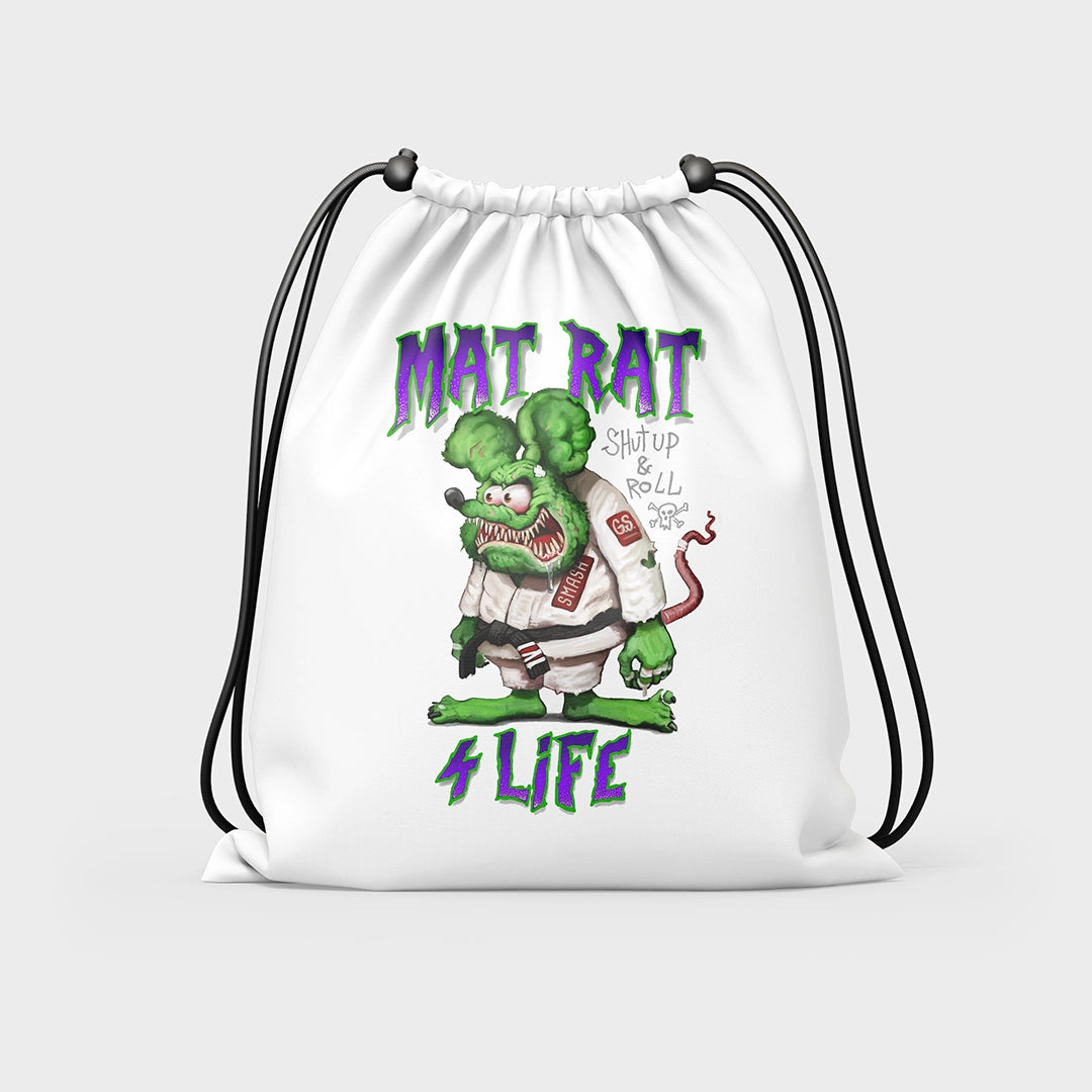 Jaguar Pro Gear - Mat Rat 4 Life Graphic Drawstring Bag For Gear Carry