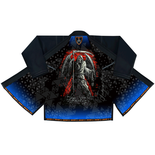 Jaguar Pro Gear - Death Reaper Inner Sublimated - Pro Brazilian Jiu Jitsu Kimono Gi Uniform Unisex