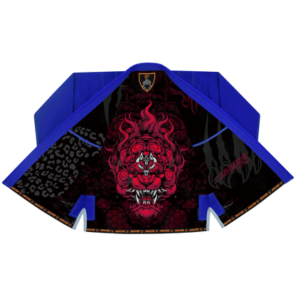 Jaguar Pro Gear - Samurai-ONI Inner Sublimated - Pro Brazilian Jiu Jitsu Kimono Gi Uniform Unisex