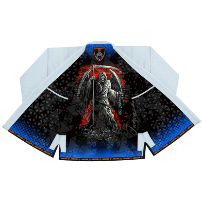 Jaguar Pro Gear - Death Reaper Inner Sublimated - Pro Brazilian Jiu Jitsu Kimono Gi Uniform Unisex