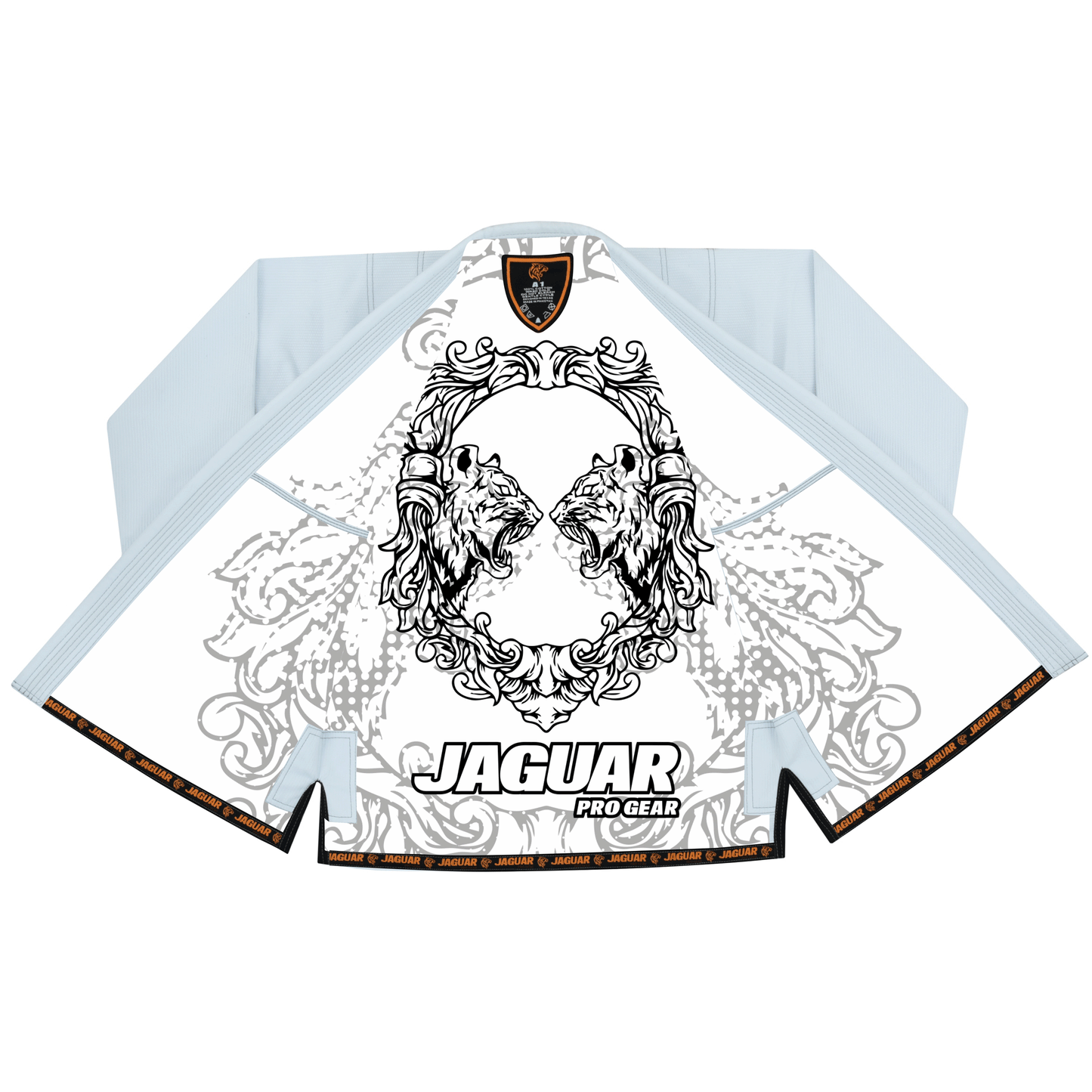 Jaguar Pro Gear - Screaming Tigers Inner Sublimated - Pro Brazilian Jiu Jitsu Kimono Gi Uniform Unisex