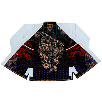 Jaguar Pro Gear - Scarry Monster Inner Sublimated - Pro Brazilian Jiu Jitsu Kimono Gi Uniform Unisex