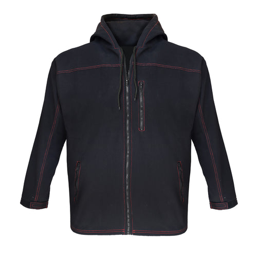 Exclusive Pearl Weave BJJ Hoodie Black Unisex