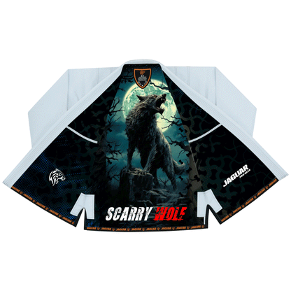 Jaguar Pro Gear - Scarry Wolf Inner Sublimated - Pro Brazilian Jiu Jitsu Kimono Gi Uniform Unisex