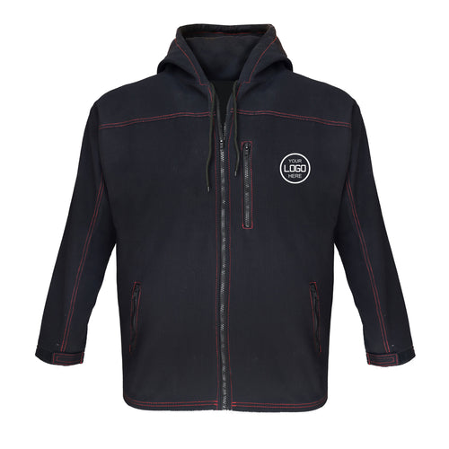 Jaguar Pro BJJ Hoodie Jacket With Custom Name & Logos - Kids Adults Unisex
