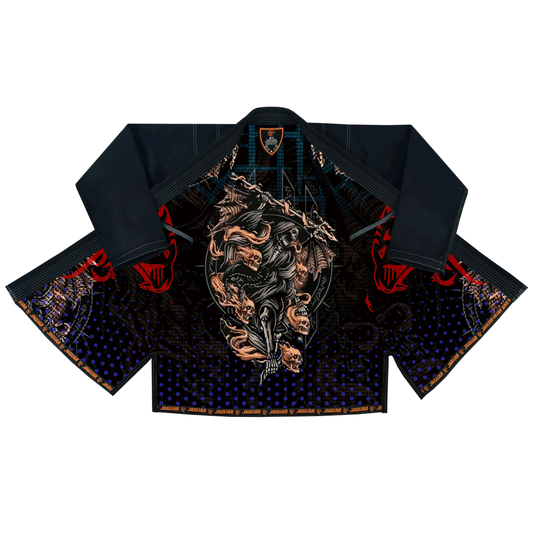 Jaguar Pro Gear - Scarry Monster Inner Sublimated - Pro Brazilian Jiu Jitsu Kimono Gi Uniform Unisex