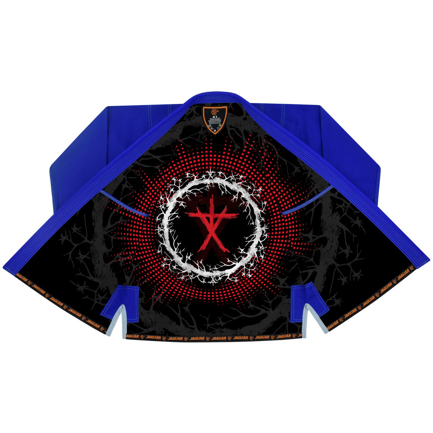 Jaguar Pro Gear - Red Zone Inner Sublimated - Pro Brazilian Jiu Jitsu Kimono Gi Uniform Unisex