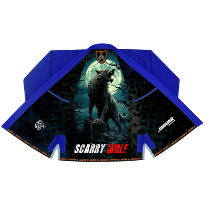 Jaguar Pro Gear - Scarry Wolf Inner Sublimated - Pro Brazilian Jiu Jitsu Kimono Gi Uniform Unisex