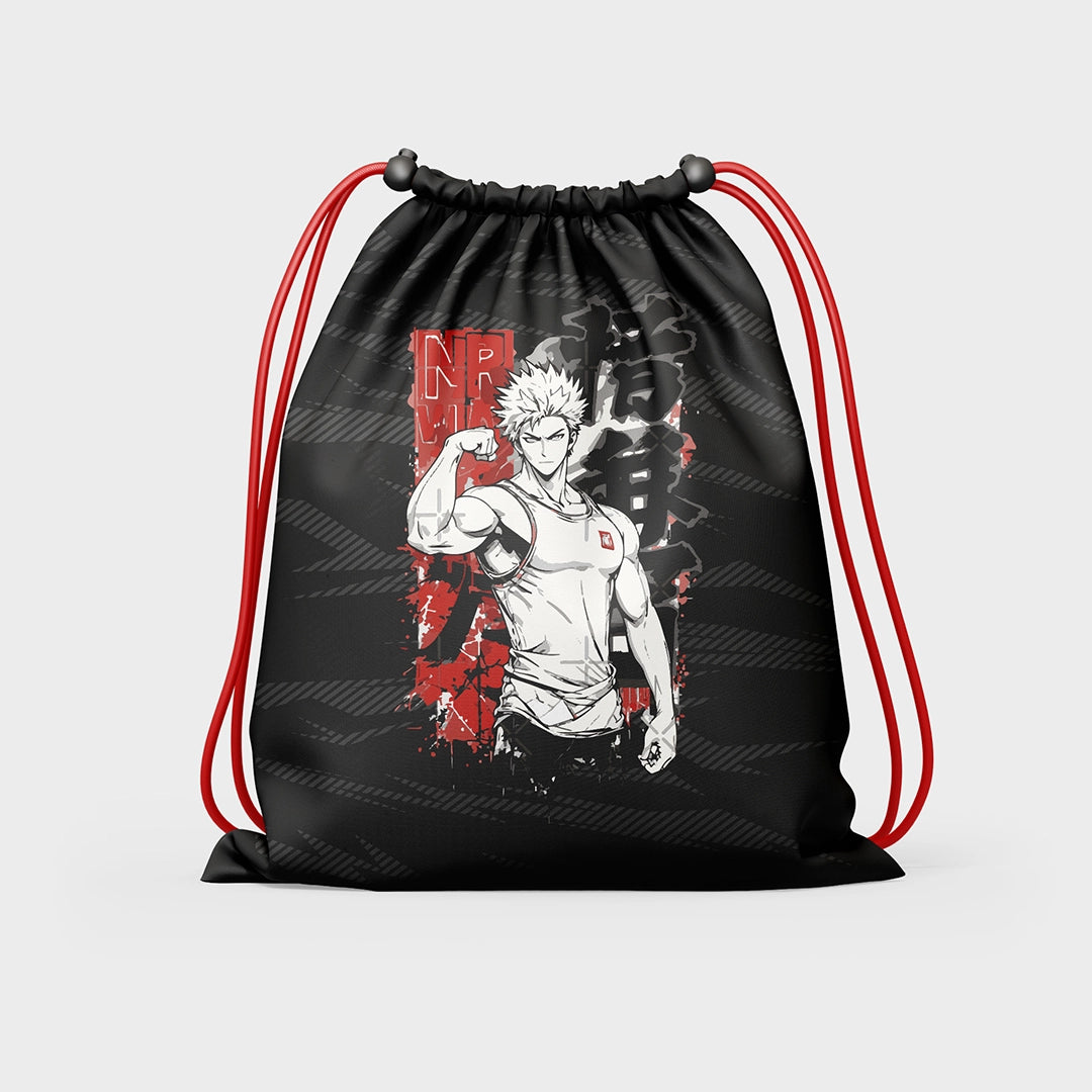 Jaguar Pro Gear – Power Strike Anime Fitness Drawstring Gym Bag