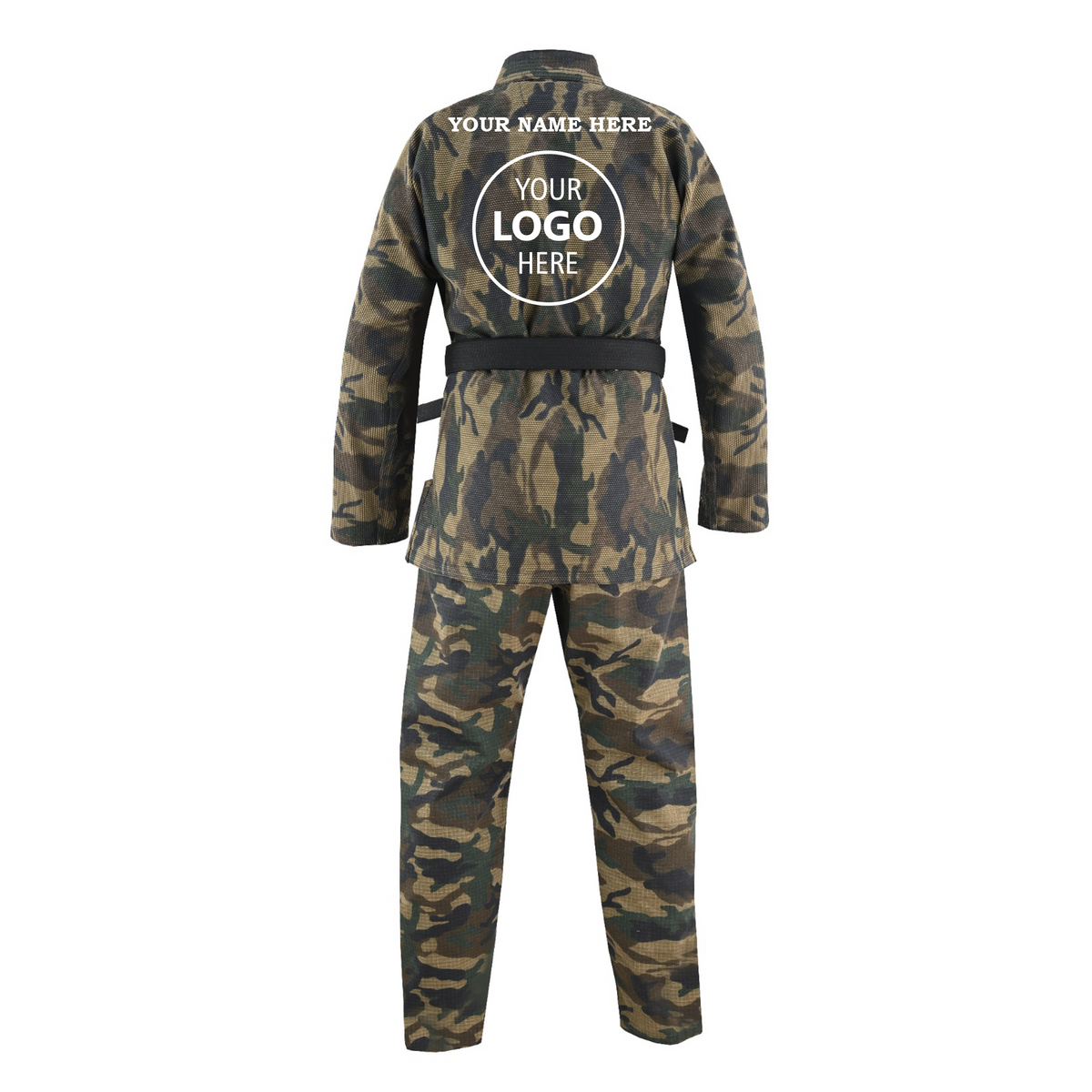 Jaguar Pro Gear Camouflage Custom Name and Logo – Antique Color Brazilian Jiu-Jitsu BJJ Gi