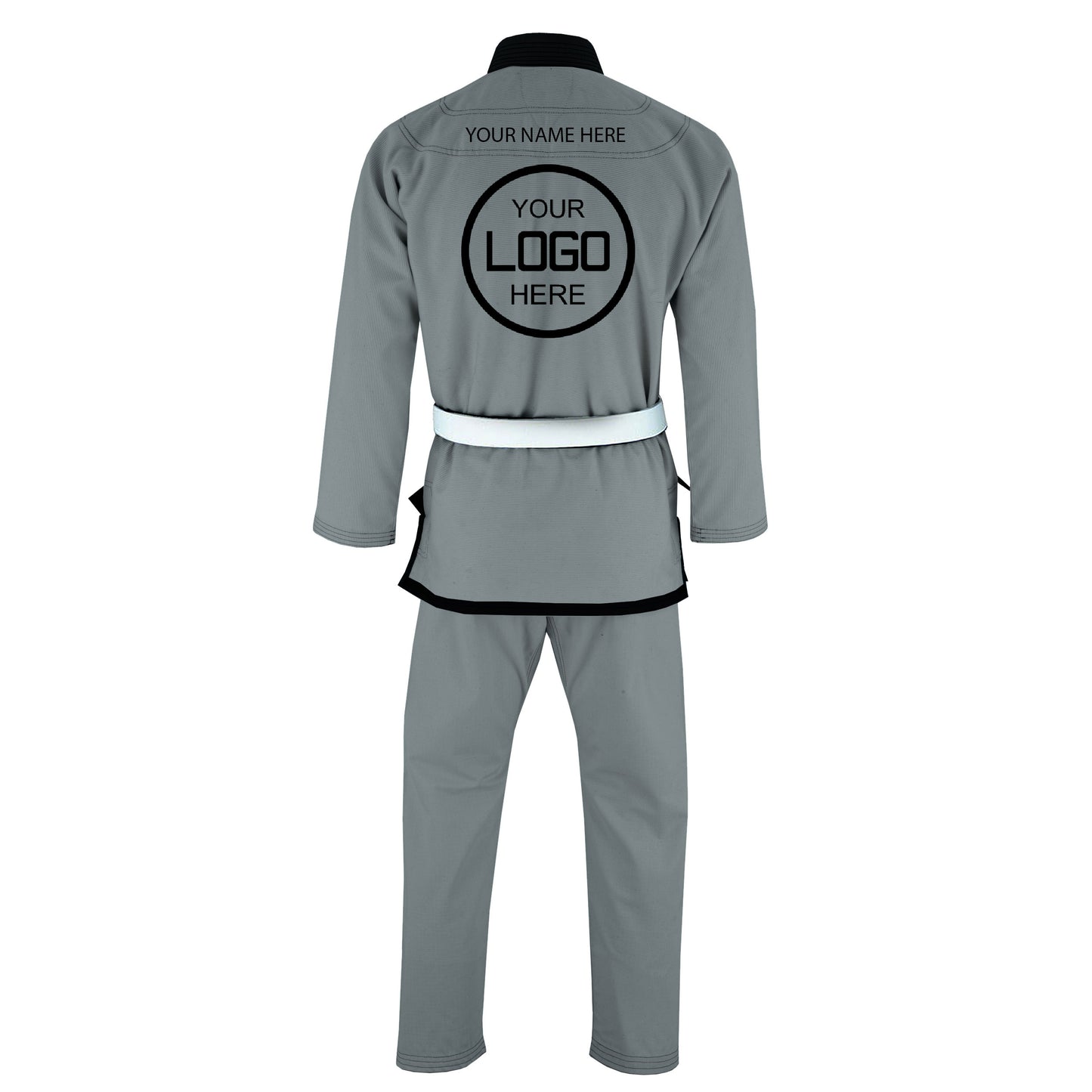 Jaguar Royal Series Grey - Custom Inner Sublimation With Name & Logo - Pro Brazilian Jiu Jitsu BJJ GI