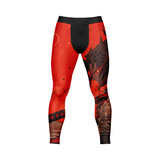 Anime Demon - Premium Compression Pant Unisex Workout Yoga And Casual