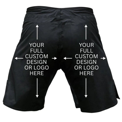 Jaguar Pro Gear - Full Custom Sublimated Blackout MMA Short for Mixed Martial Arts MMA BJJ Muay Thai