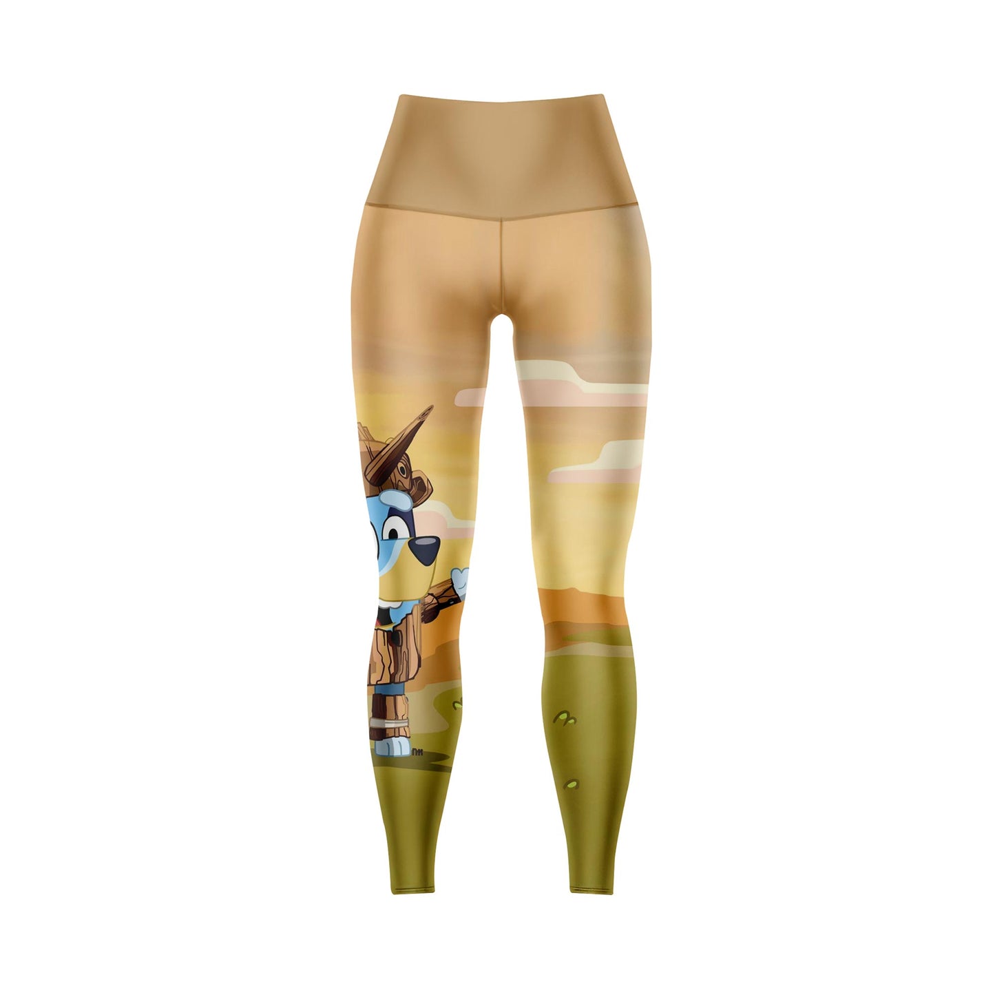 Disney Bluey - Premium Compression Pant Unisex Workout Yoga And Casual