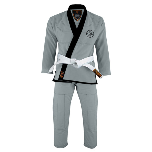 Jaguar Royal Series Grey- Custom Name & Logo Brazilian Jiu Jitsu BJJ Gi For Kids & Adults