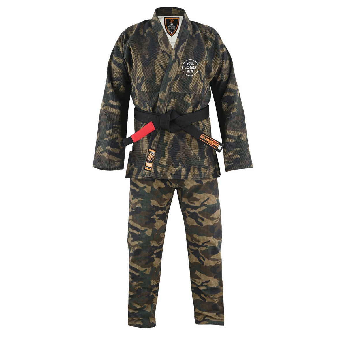 Jaguar Pro Gear Camouflage Custom Name and Logo – Antique Color Brazilian Jiu-Jitsu BJJ Gi