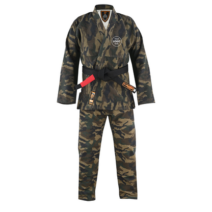 Jaguar Pro Gear Camouflage Custom Name and Logo – Antique Color Brazilian Jiu-Jitsu BJJ Gi