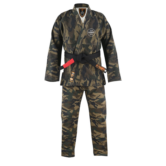 Jaguar Pro Gear Camouflage - Custom Name and Logo – Antique Color Brazilian Jiu-Jitsu BJJ Gi
