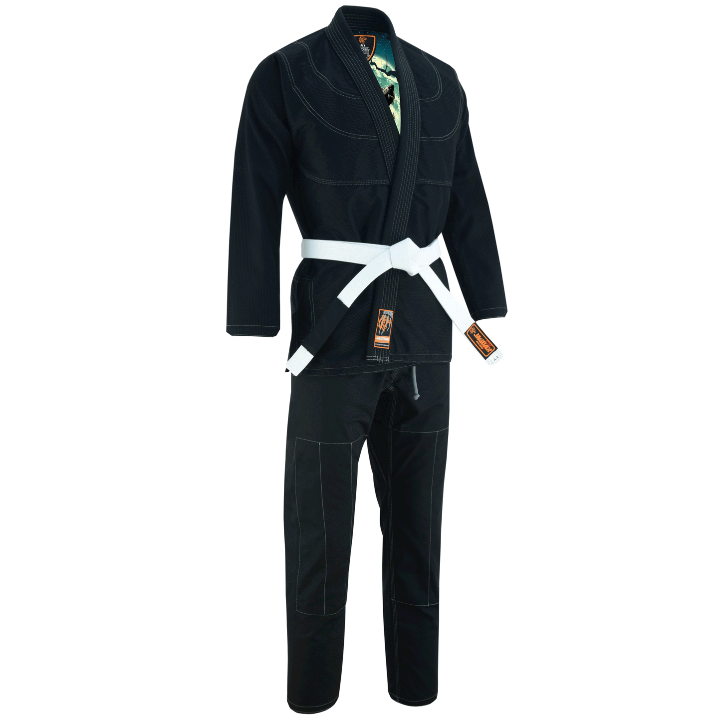 Jaguar Pro Gear - Scarry Wolf Inner Sublimated - Pro Brazilian Jiu Jitsu Kimono Gi Uniform Unisex