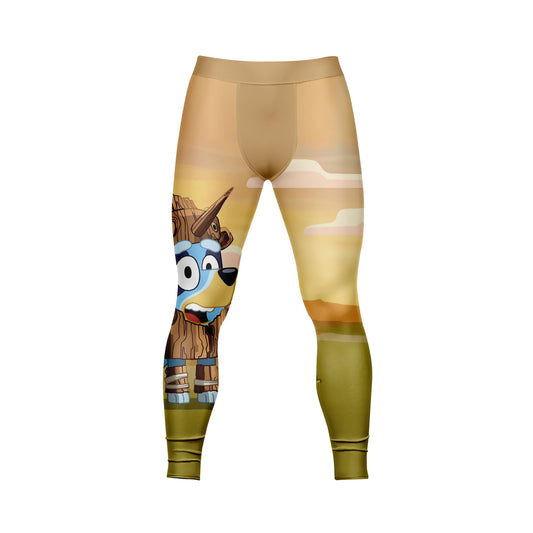Disney Bluey - Premium Compression Pant Unisex Workout Yoga And Casual