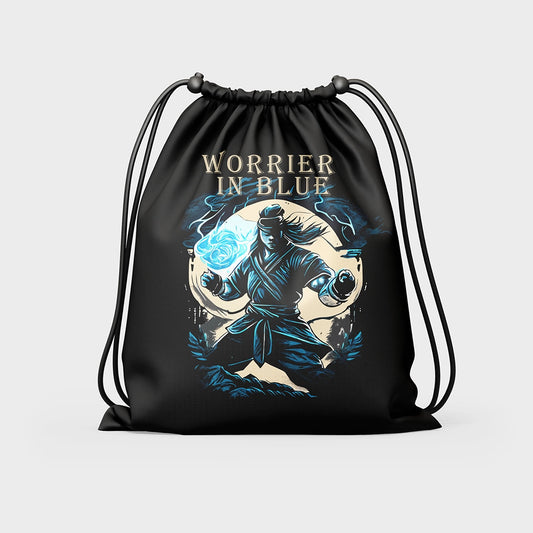 Jaguar Pro Gear - worrier in blue Drawstring Bag