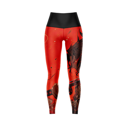 Anime Demon - Premium Compression Pant Unisex Workout Yoga And Casual