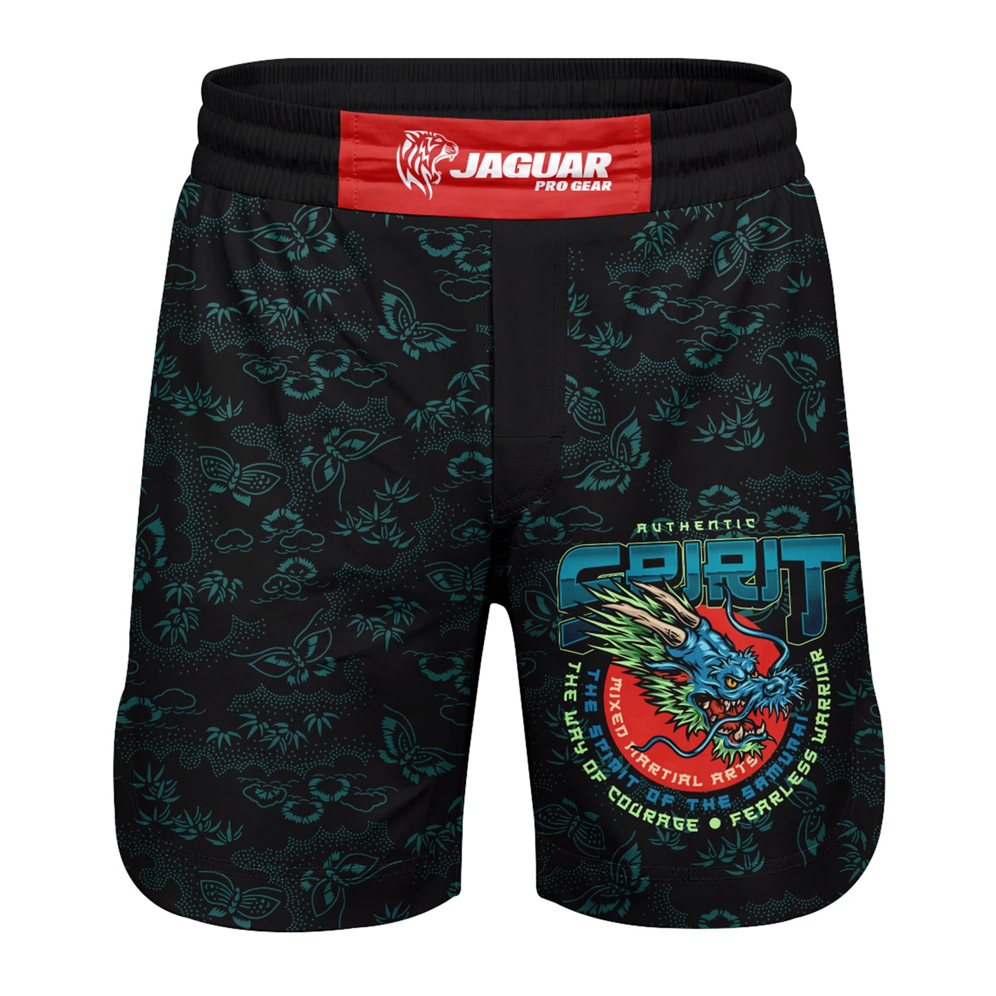 Fearless Spirit Dragon - MMA BJJ Rank Short For Mixed Martial Arts Boxing Muay Thai Training & Fight