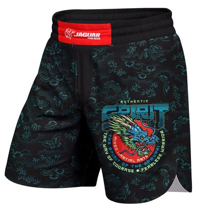 Fearless Spirit Dragon - MMA BJJ Rank Short For Mixed Martial Arts Boxing Muay Thai Training & Fight