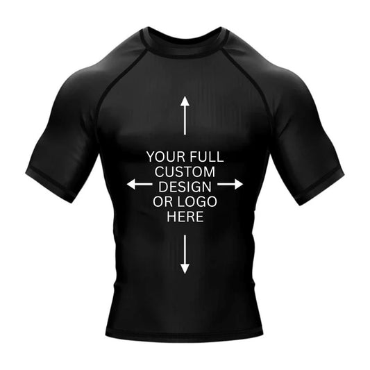 Full Custom Sublimated MMA Rashguard Half Sleeves
