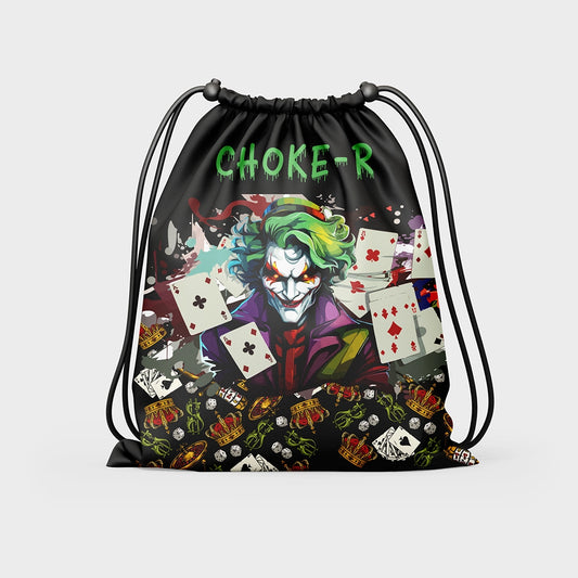 Jaguar Pro Gear - Choke-R Sinister Jester Card Print Drawstring Bag