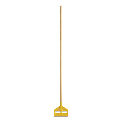 Invader Side-Gate Wood Wet-Mop Handle, 1" dia x 60", Natural, 12/Carton