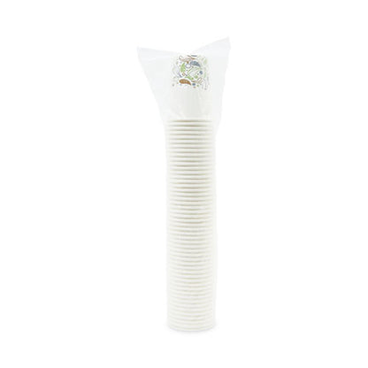 Deerfield Printed Paper Hot Cups, 12 oz, 50/Sleeve, 20 Sleeves/Carton