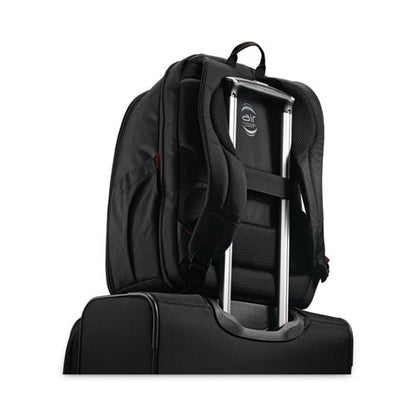 Xenon 3 Laptop Backpack, Fits Devices Up to 15.6", Ballistic Polyester, 12 x 8 x 17.5, Black