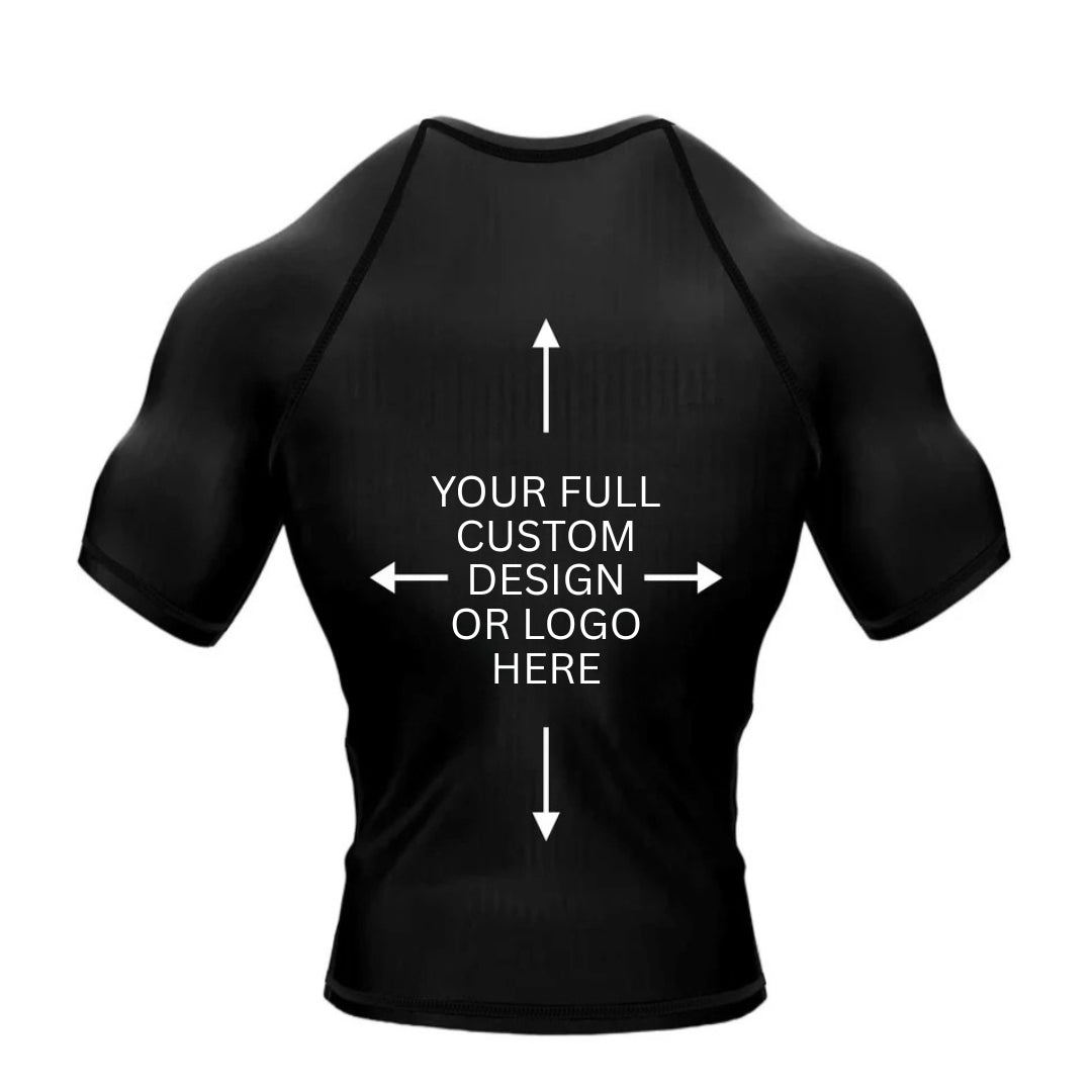 Full Custom Sublimated MMA Rashguard Half Sleeves