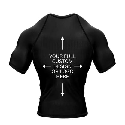 Full Custom Sublimated MMA Rashguard Half Sleeves