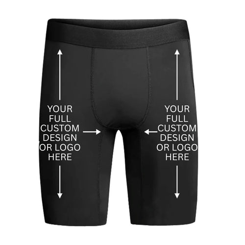 Jaguar Pro Gear - Full Custom Sublimated Blackout Compression Short for Mixed Martial Arts MMA BJJ Muay Thai
