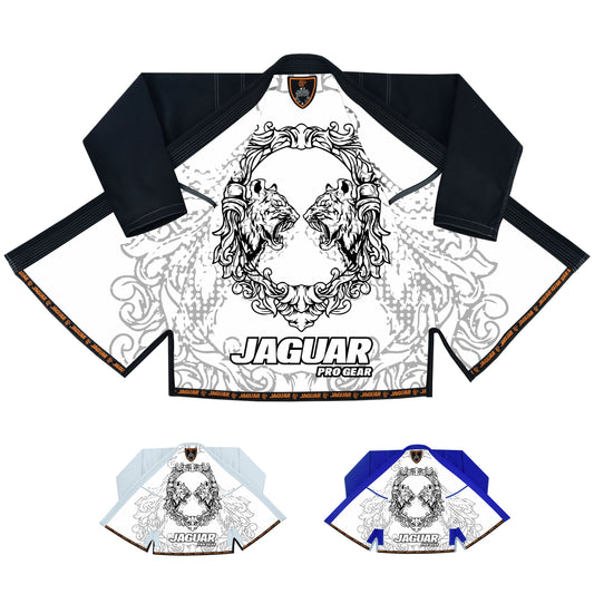Jaguar Pro Gear - Screaming Tigers Inner Sublimated - Pro Brazilian Jiu Jitsu Kimono Gi Uniform Unisex