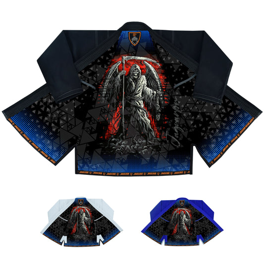 Jaguar Pro Gear - Death Reaper Inner Sublimated - Pro Brazilian Jiu Jitsu Kimono Gi Uniform Unisex