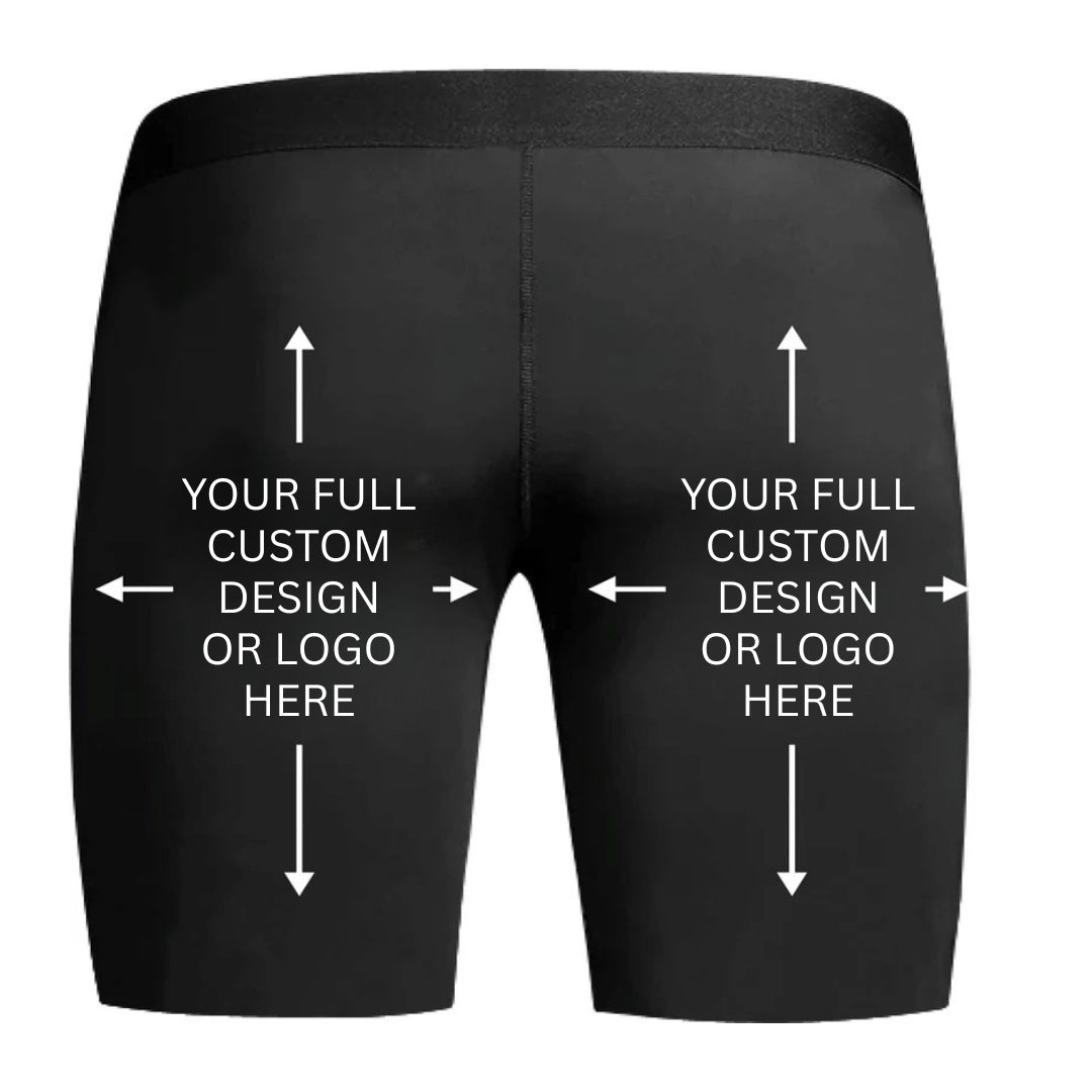 Jaguar Pro Gear - Full Custom Sublimated Blackout Compression Short for Mixed Martial Arts MMA BJJ Muay Thai