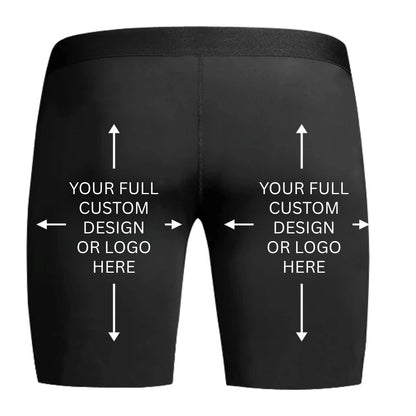 Jaguar Pro Gear - Full Custom Sublimated Blackout Compression Short for Mixed Martial Arts MMA BJJ Muay Thai