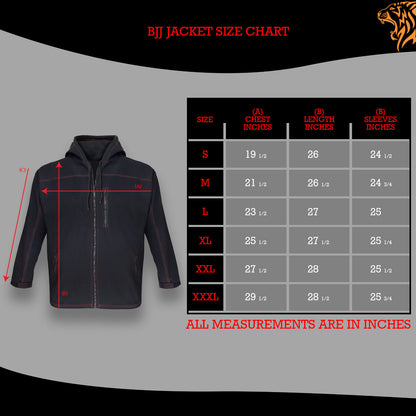 Jaguar Pro BJJ Jacket With Custom Name & Logos - Kids Adults Unisex