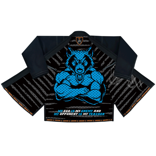 Jaguar Pro Gear - My Ego Is My Enemy Inner Sublimated - Pro Brazilian Jiu Jitsu Kimono Gi Uniform Unisex