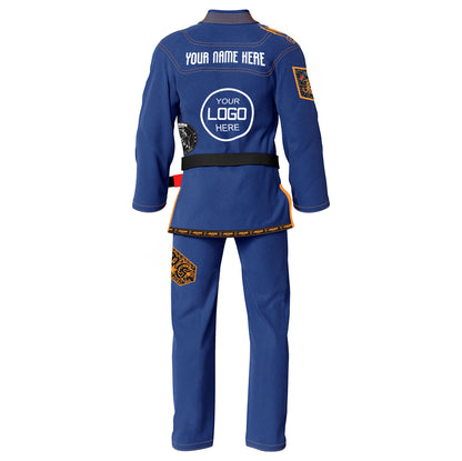 Jaguar Pro Signature Custom Name And Logo - Brazilian Jiu Jitsu BJJ Kimono Gi Uniform Unisex