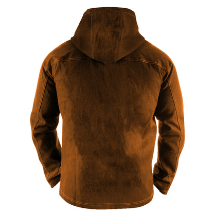 Exclusive Pearl Weave BJJ Hoodie Brown Unisex