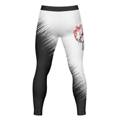 Monochrome Combat - Premium Compression Pant Unisex Workout Yoga And Casual