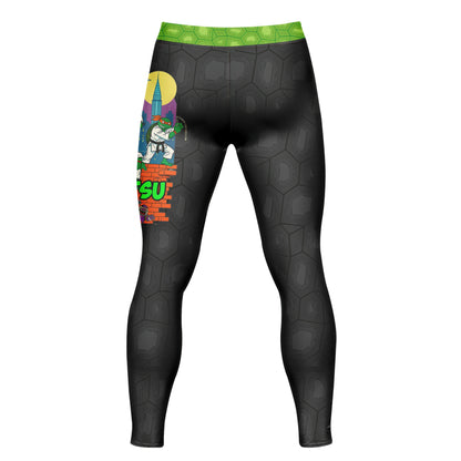 Turtle Shell - Premium Compression Pant Unisex Workout Yoga And Casual