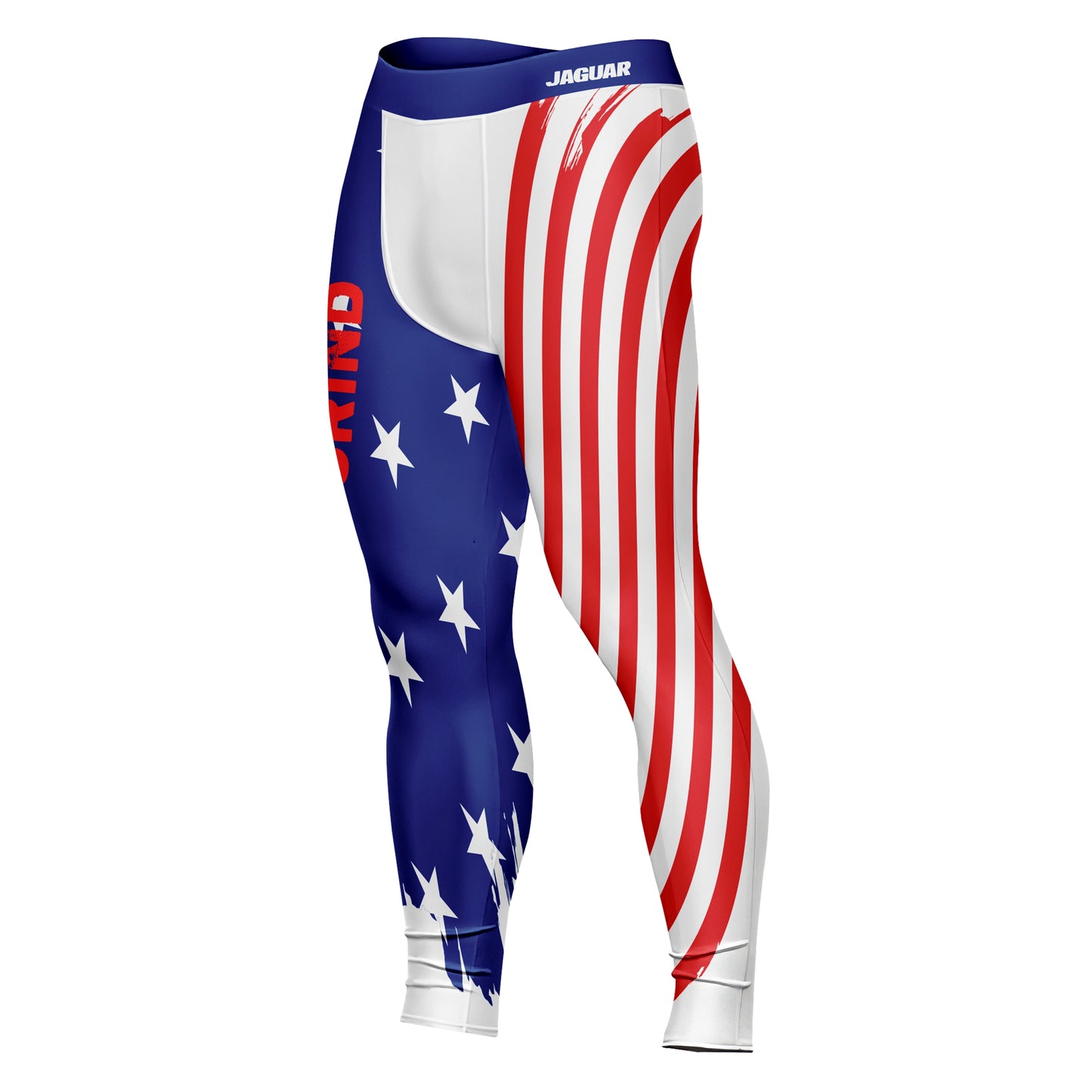 USA Flag - Premium Compression Pant Unisex Workout Yoga And Casual