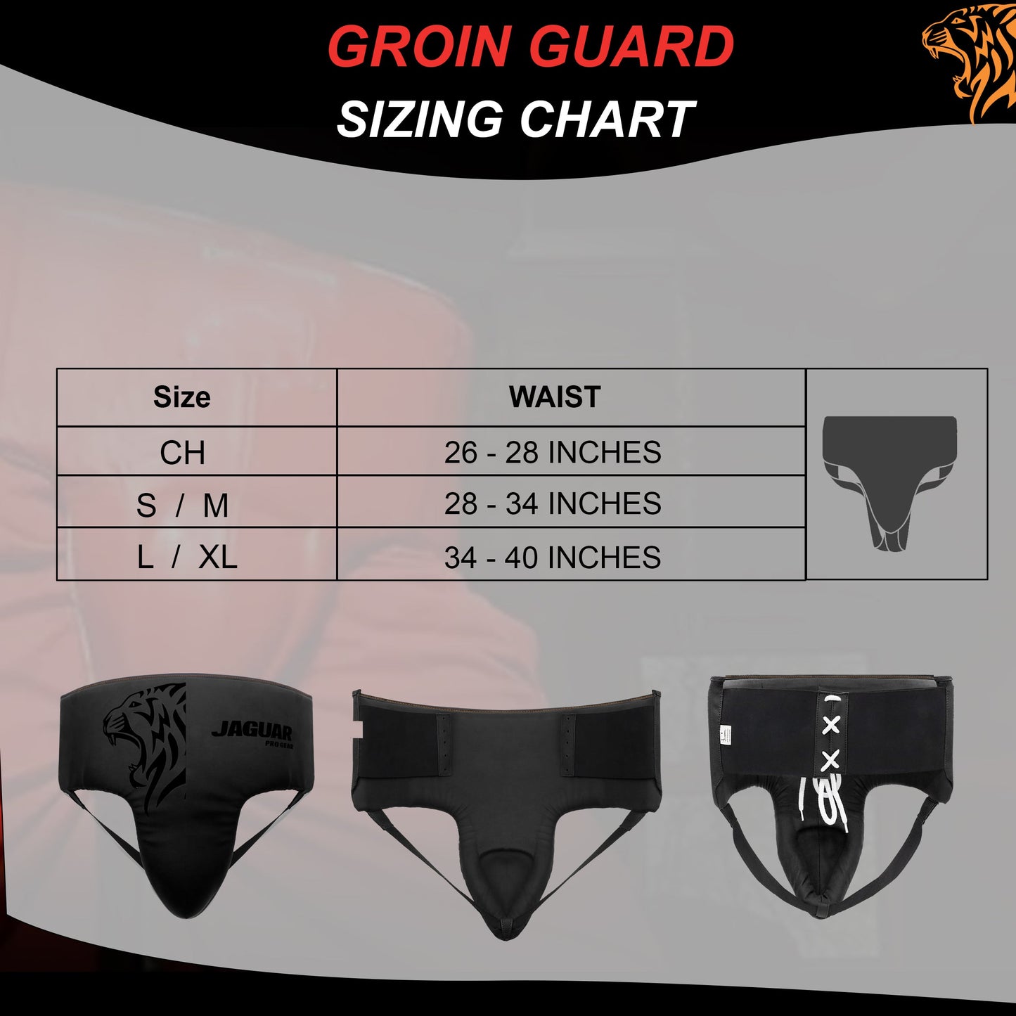 Jaguar PRO series - Winning Style Groin Guard Foul Protector For Boxing MMA Muay Thai Krav Maga Kickboxing