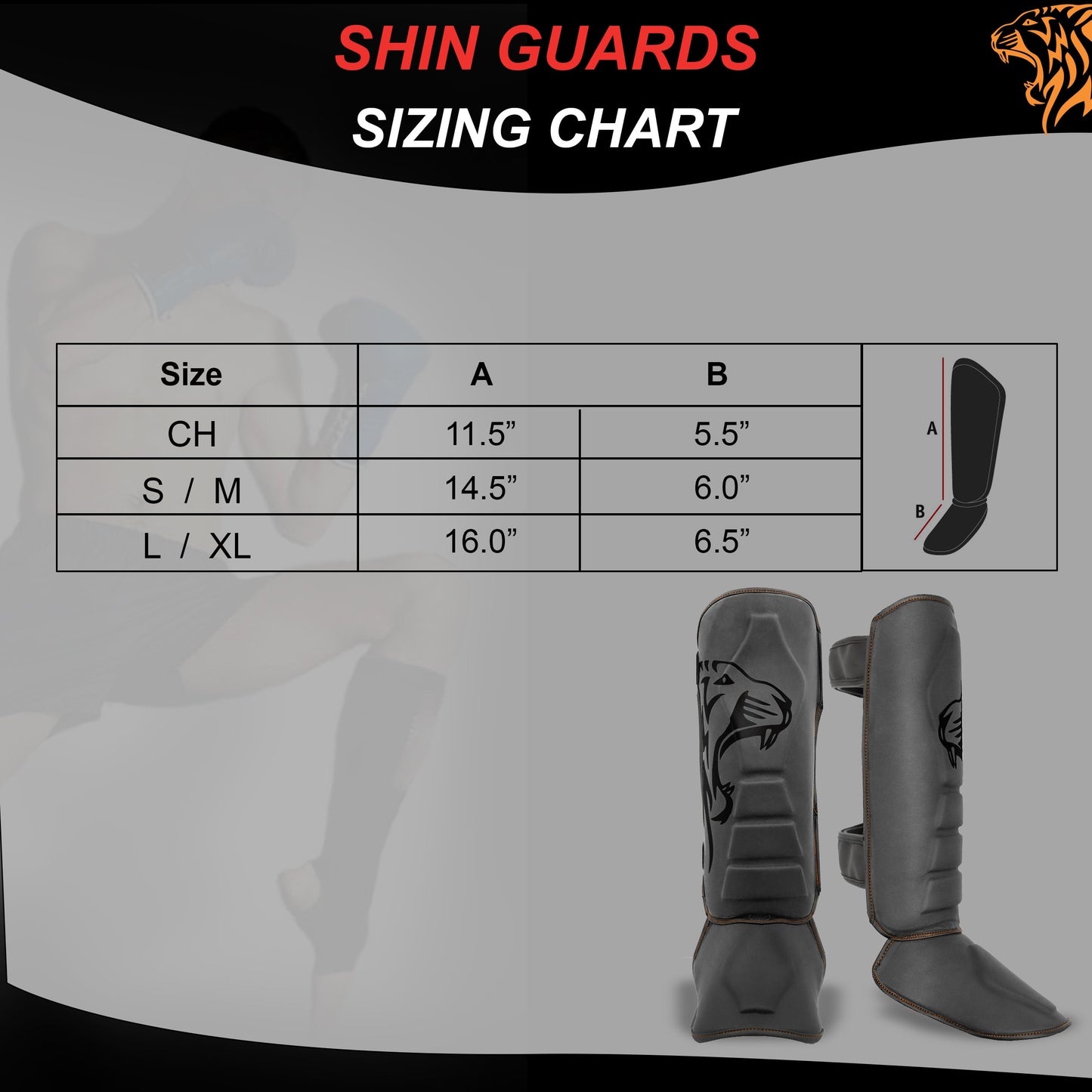 Custom Name & Logo - Shin Instep For Boxing MMA Muay Thai Krav Maga Training & Competition