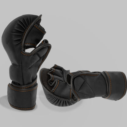 Custom Name & Logo - MMA Sparring Shooter Gloves For Boxing MMA Muay Thai - Training & Bag Work